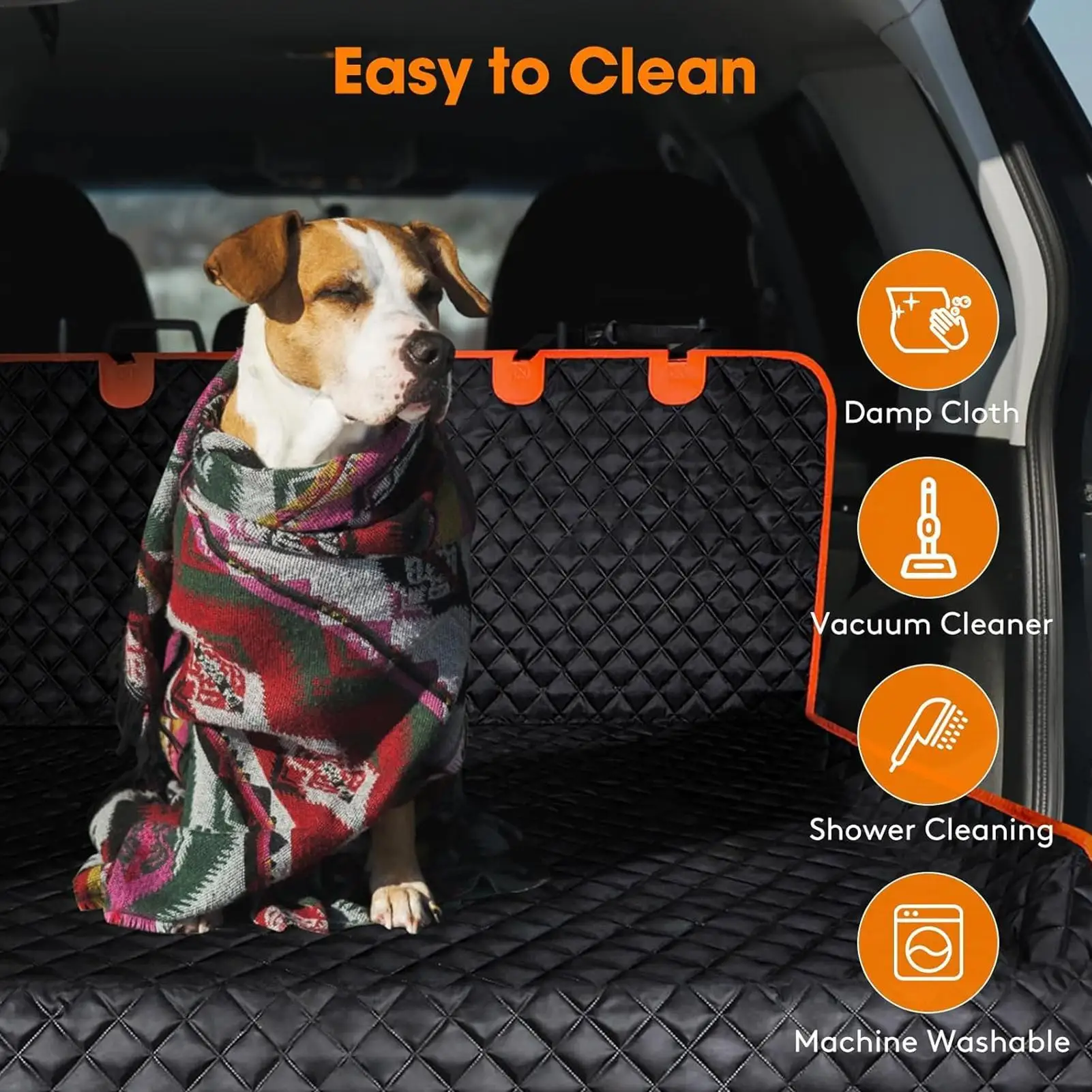 

Cargo Liner For SUV Waterproof Protective Cover All-Weather Car Trunk Mat Floor Cover For Vehicle Truck RV Sedan Van Pet Freight