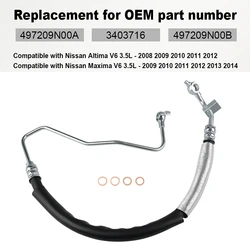 Siwerg Power Steering Pressure Hose For Nissan Altima 3.5L V6-2008-2012 Nissan Maxima 3.5L V6-2009-2014 OE:3403716 497209N00A