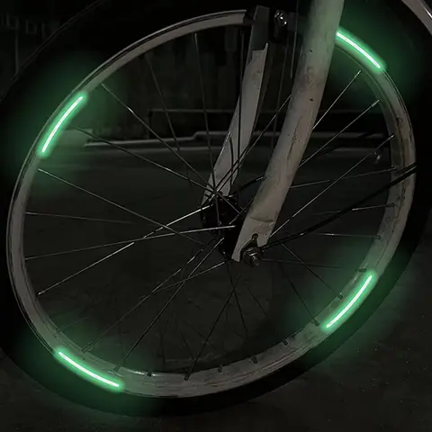 10/20/40 st reflekterande klistermärken bilhjul däck klistermärken dekoration för nattkörning biltillbehör 10 best sales håll avstånd-dekal - №9