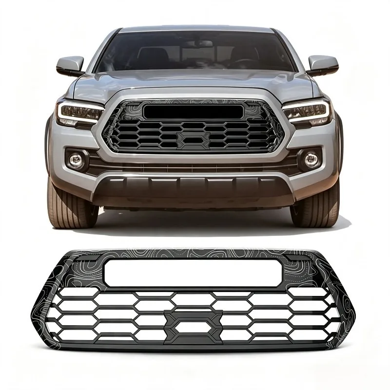 Custom and Wholesale 4x4 Off-road Car Parts Front Bumper Grille for Toyota Tacoma 2016-2023 High Quality Grille