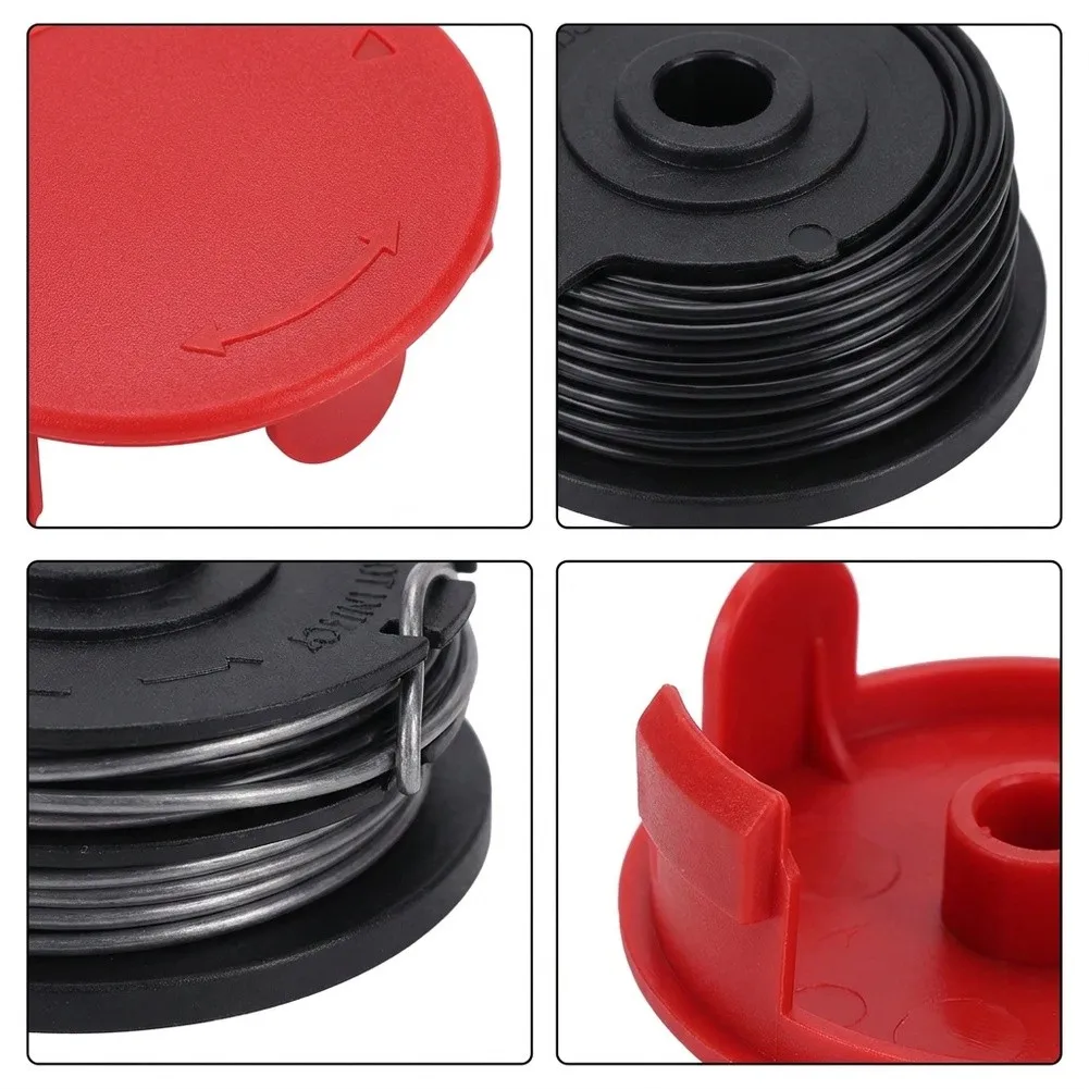 For Bosch-Compatible Replacement Spool Kit for Grass For Trimmers Featuring Pre-Wound Nylon Thread and Autofeed System