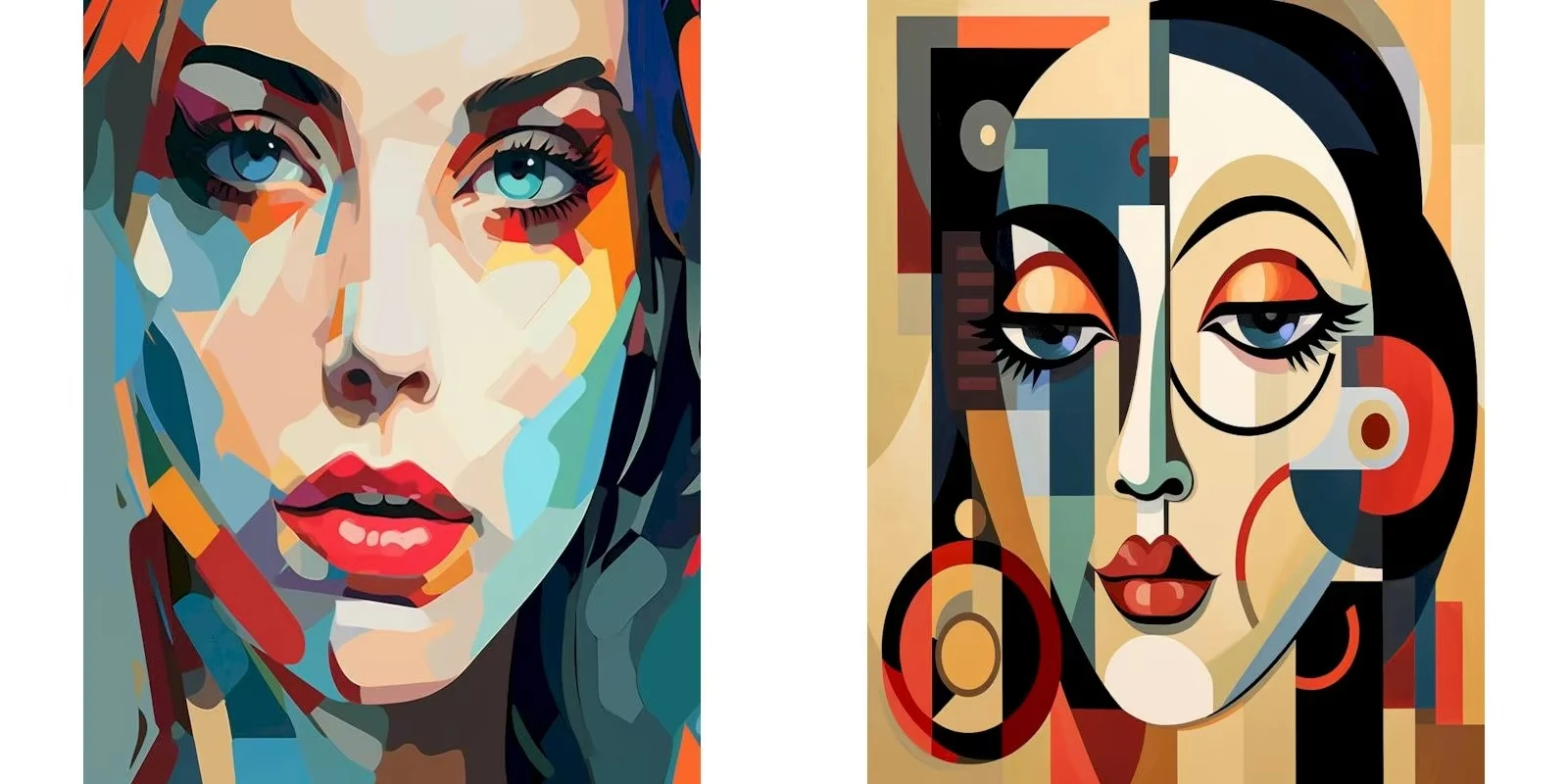 Peinture Diamant 5D DIY Femme Abstraite, Kit Complet Carré et Rond, Mosaïque Artistique, Décoration Maison, Cadeau pour Salon et Bar