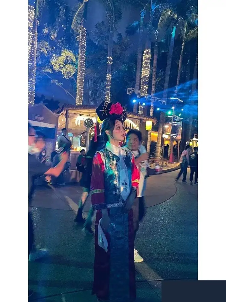 

Костюм на Хэллоуин Цин Динас Леди Представление Fem Ролевой Перевернутый Зомби Традиционный Этнический Сценический Наряд