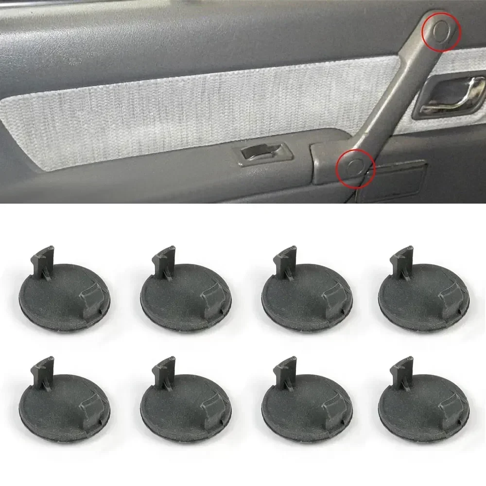 8Pcs for Mitsubishi PAJERO SHOGUN MK2 V31 V33 V43 1990-2000 Car Inner Door Grab Handle Screw Caps Cover Plugs MB777725 MB777731
