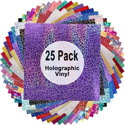 Vinyl 26 Pack Permanent Adhesive Vinyl Sheets for Decor Sticker, Party Decoration, Car Decal - 26 Color Vinyl for Cutting Machin