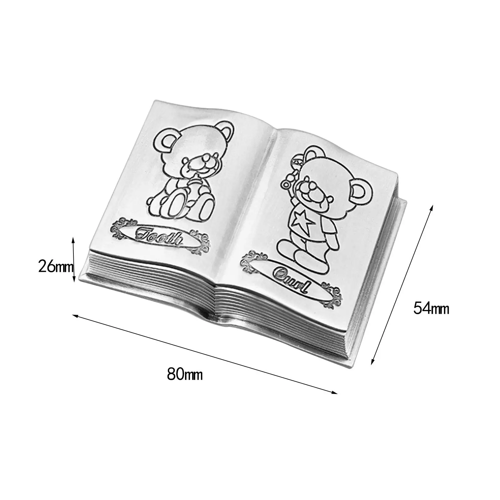 Baby Tooth Keepsake Box Multipurpose Fetal Hair daily items Organizer for Toddlers