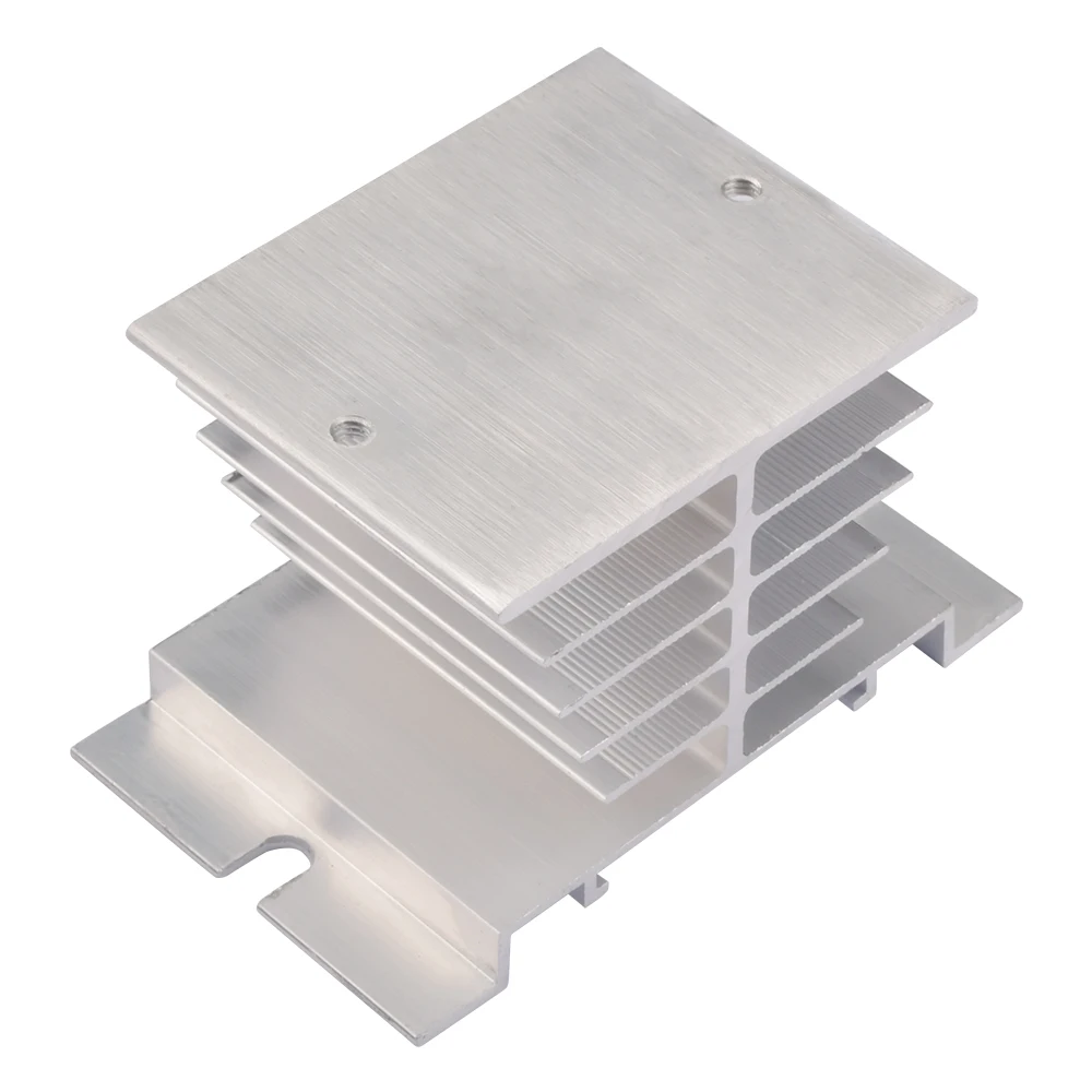 

Single Phase Solid State Relay SSR Aluminum Heat Sink Dissipation Radiator Heatsinks Suitable For 10A-25A Relay