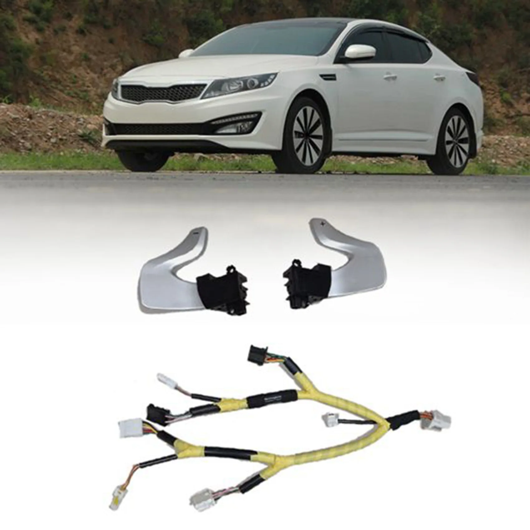 DGR-ePaddle التحول شيفتر التبديل رافعة كابل LH + RH لكيا أوبتيما 2011-2013 967702 T000