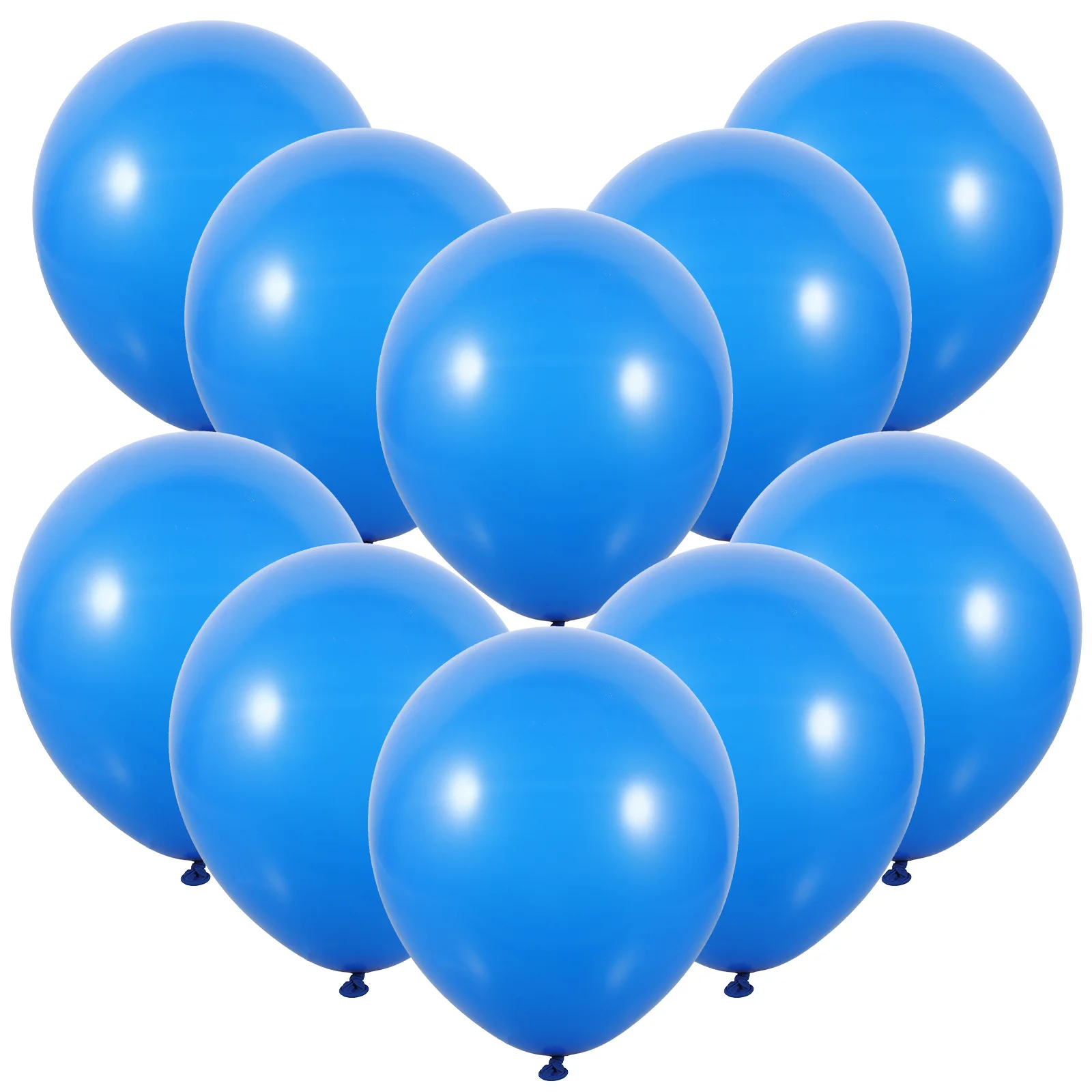 

50Pcs Blue Balloons Bulk Decorative Latex Party Wedding Birthday Balloon Arch Festival Decoration Supplies Blue Balloons