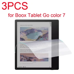 3PCS for ONYX BOOX Tablet Go 7 color 7'' ebook ereader PET clear screen protector soft protective film