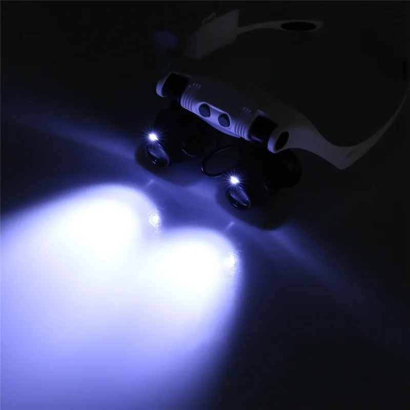

Popular Headband LED Magnifying Glass Headlamp Microscope Jewelry Watch Repair