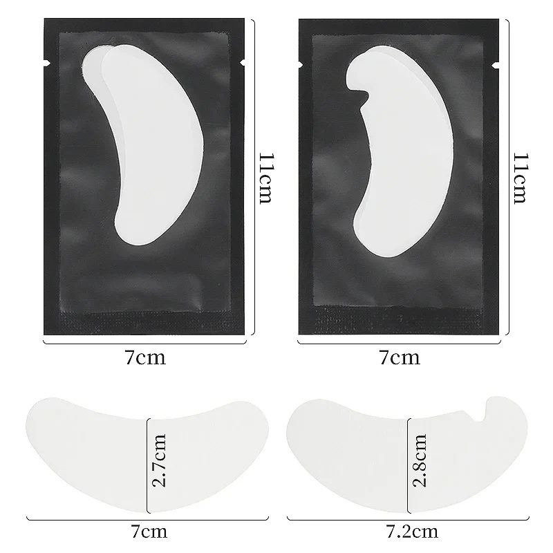 Patchs pour les yeux Extension de cils sous les coussinets pour les yeux maquillage cils Patch pointe autocollants tampons pour fournitures d'extension de cils