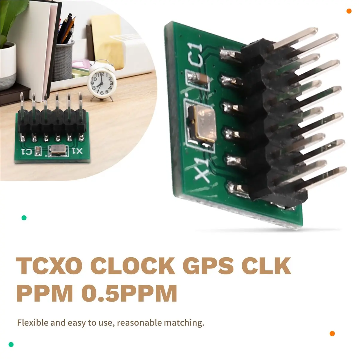 THANKSGIVING DAY TCXO Clock GPS CLK PPM 0.5PPM TCXO Clock Oscillator Module for HackRF One SDR GPS Simulation