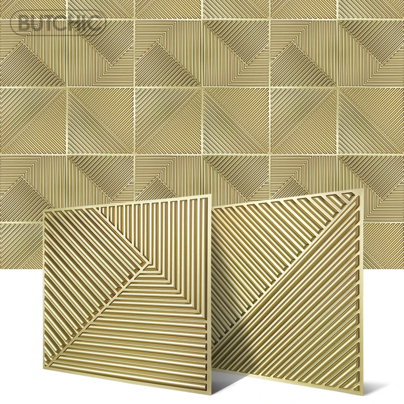 12 Stück 50 cm 3D-Wanddekorati – Wall Panel 3D Texture Bewertung und Preis