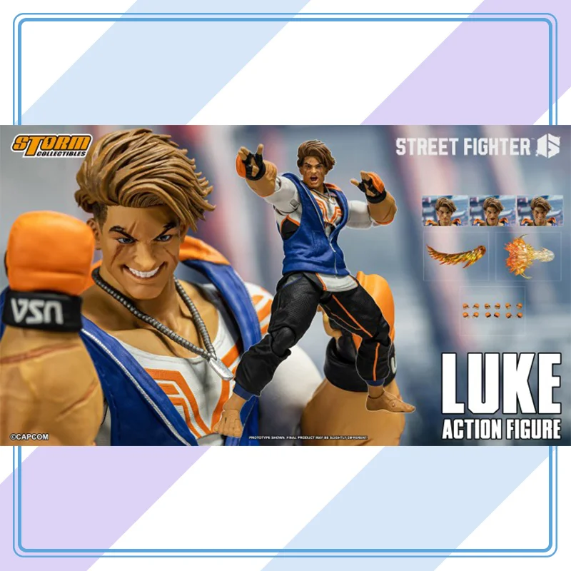 

【100%original】Storm in Stock LUKE - STREET FIGHTER 6 ACTION FIGURE Collection Series Model Cartoon Character Gifts Toys Model