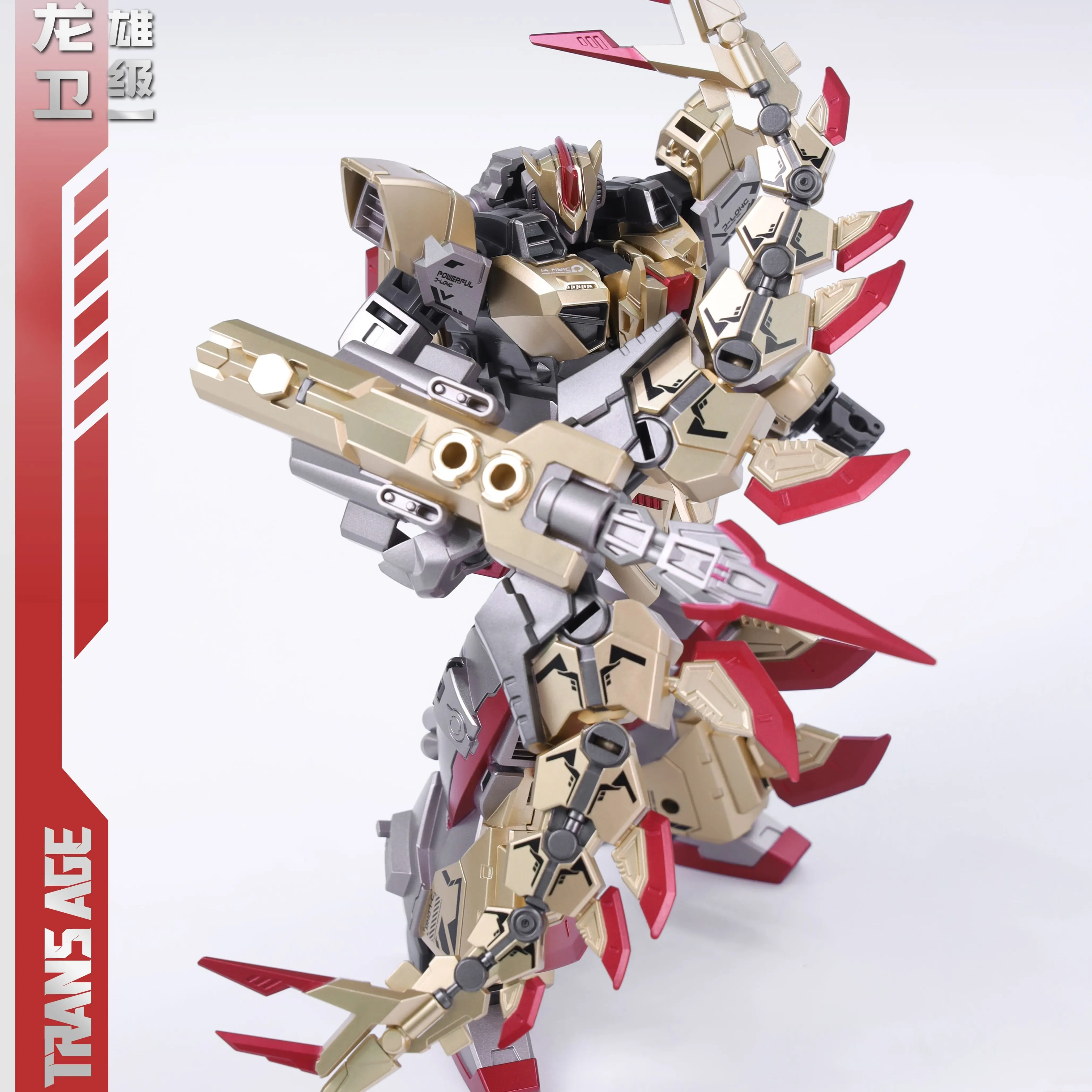 Cang Toys Trans Age TA-HYL001 Stegsarow Figura de Acción de 18 cm, Modelo de Estegosaurio, Deformación, Aleación, Mecha, Bestia, Colección de Juguetes