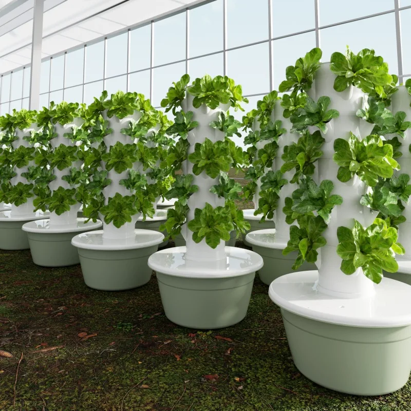 

Vertical hydroponic tower Smart vegetable planter Soilless cultivation Family farm
