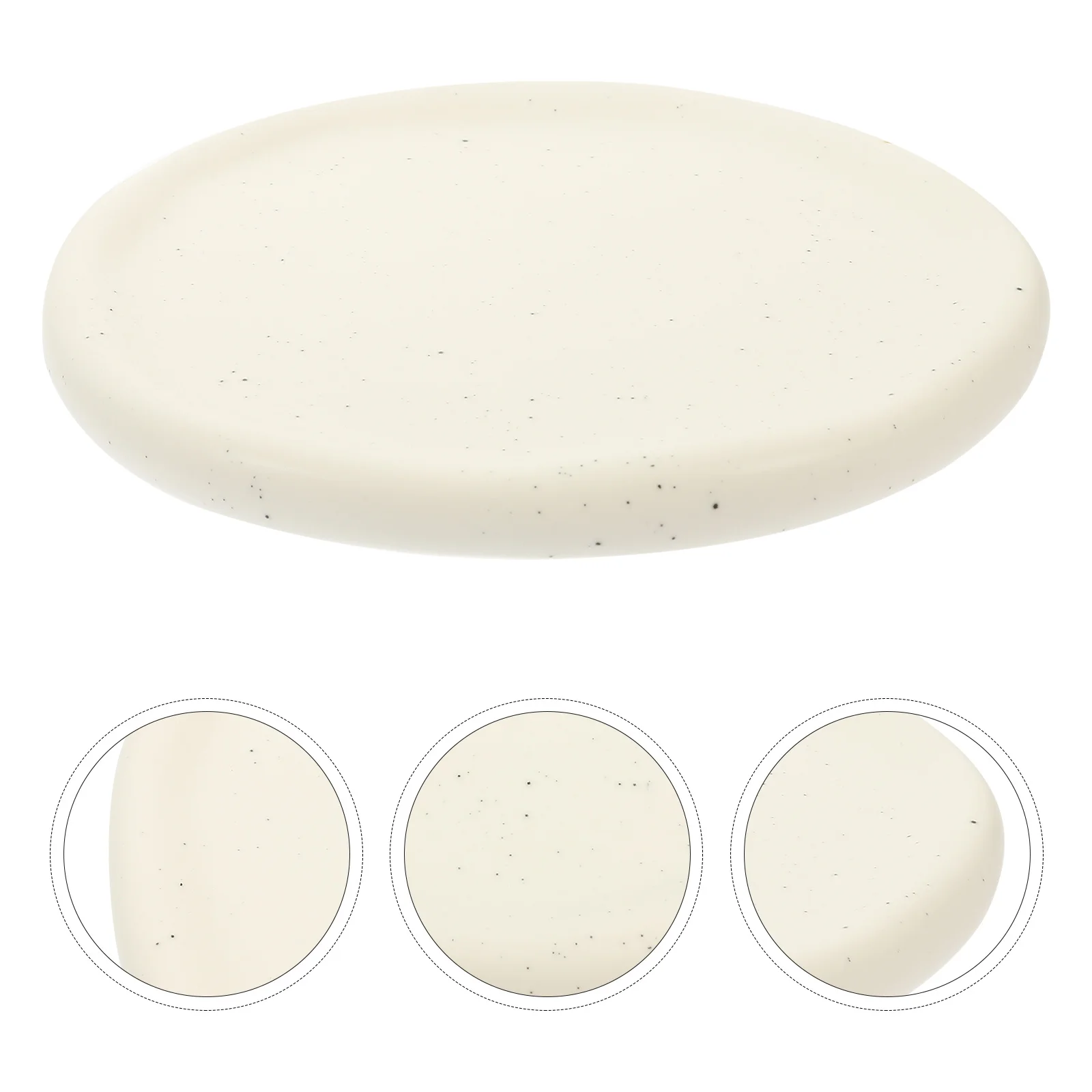 Ceramic Jewelry Tray Organizer Exquisite Texture Reliable Dish for Cosmetics Rings Jewelry Holder Ring Holder Lipstick Tray