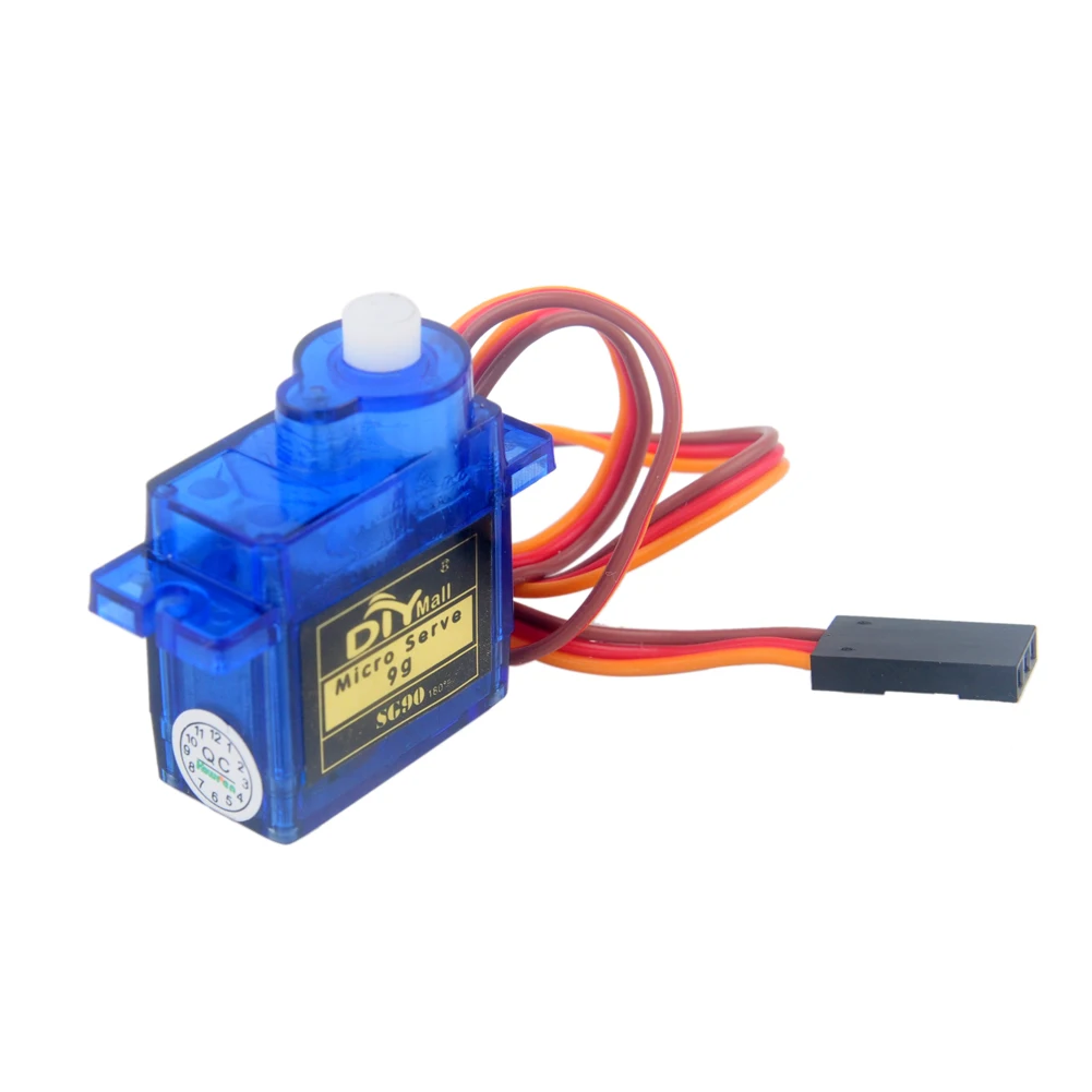 Micro servo motor SG90 Mini 9G 180 °   Para arduino rc carro/robô/avião/helicóptero modelo controla brinquedos diy peças de funções de energia