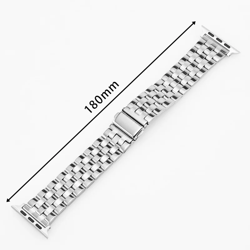 حزام معدني من الفولاذ المقاوم للصدأ لساعة أبل الترا 3/2/1 49 مللي متر 46 42 45 44 40 41 مللي متر سوار Iwatch Series11 10 9 8 7 6 SE 5 #5