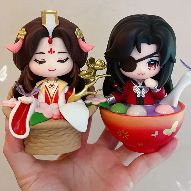 

Аниме небесная официальная фигурка благословения Xie Lian Hua Cheng экшн-фигурка кавайная Коллекция ПВХ Модель Статуя Кукла подарок на Рождество