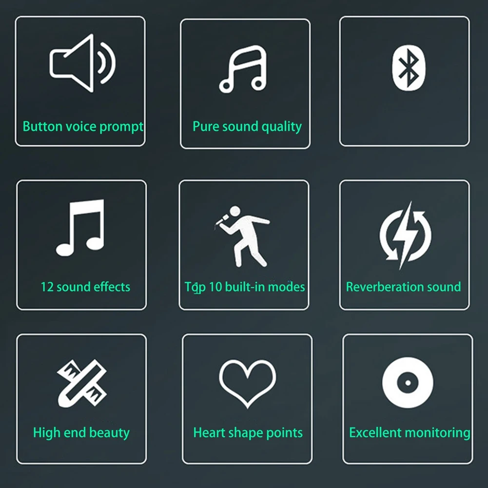 Live Broadcast Sound Card Equipment Mobile Phone Computer K Song Bluetooth Accompaniment Audio Effect Adapter Mixer