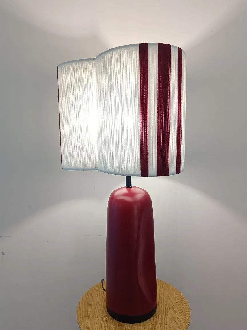 Hotel Nachttischlampe Dekoration Studie Schreibtischlampe Massivholz Baumwollseil Schreibtischlampe