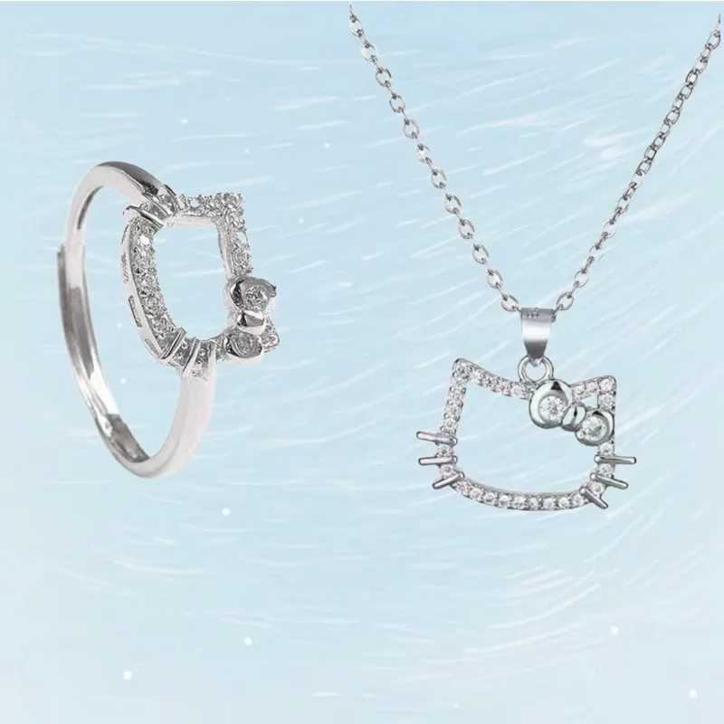 

Sanrio Hello Kitty Anime Merchandise Anime Action Figures Cartoon Kawaii Alloyed Ornament Decoration Kawaii Women Birthday Gifts