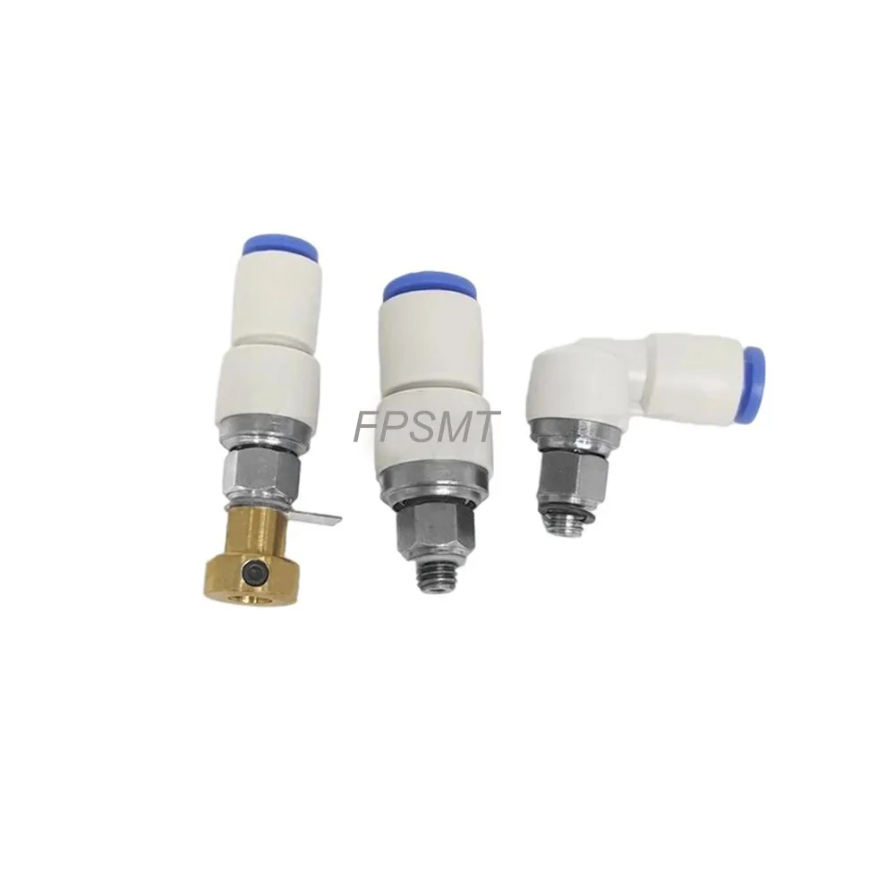 

D4 D6mm Tube Connection Thread M5 Connectors Joint Rotary Pneumatic Components For SMT DIY Accessories
