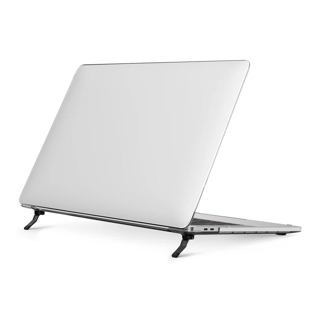 WiWU Laptop Case for MacBook Air 13 15 Pro 13 M1 M2 M3 with Stand Frosted Cover Case for MacBook Pro 14 16 Anti-fingerprint Case