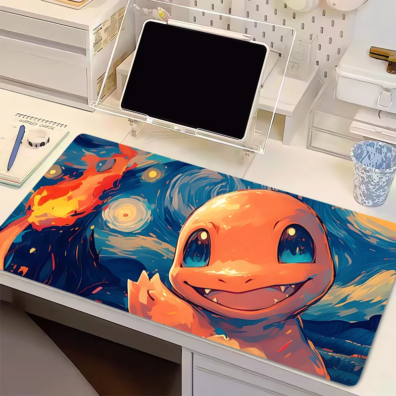 Mouse Pad Non-Slip P-Pokemon Computer Speed Type Varpet Mat For E-sports Players Laptop Keyboard Pad Mousepad Office PC Desk Mat