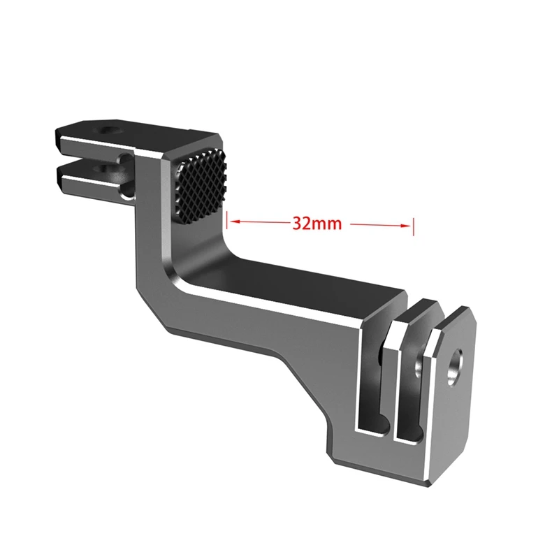 Action Camera Vertical Bracket Adjusting Arm Adapter For Gopro Hero 12 11 10 9 Vertical Shooting First-View Parts