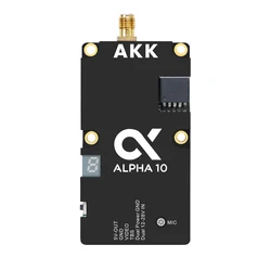 5.8GHz 10W 80CH VTX Transmitter AKK Alpha 10 for RC FPV racing drone part