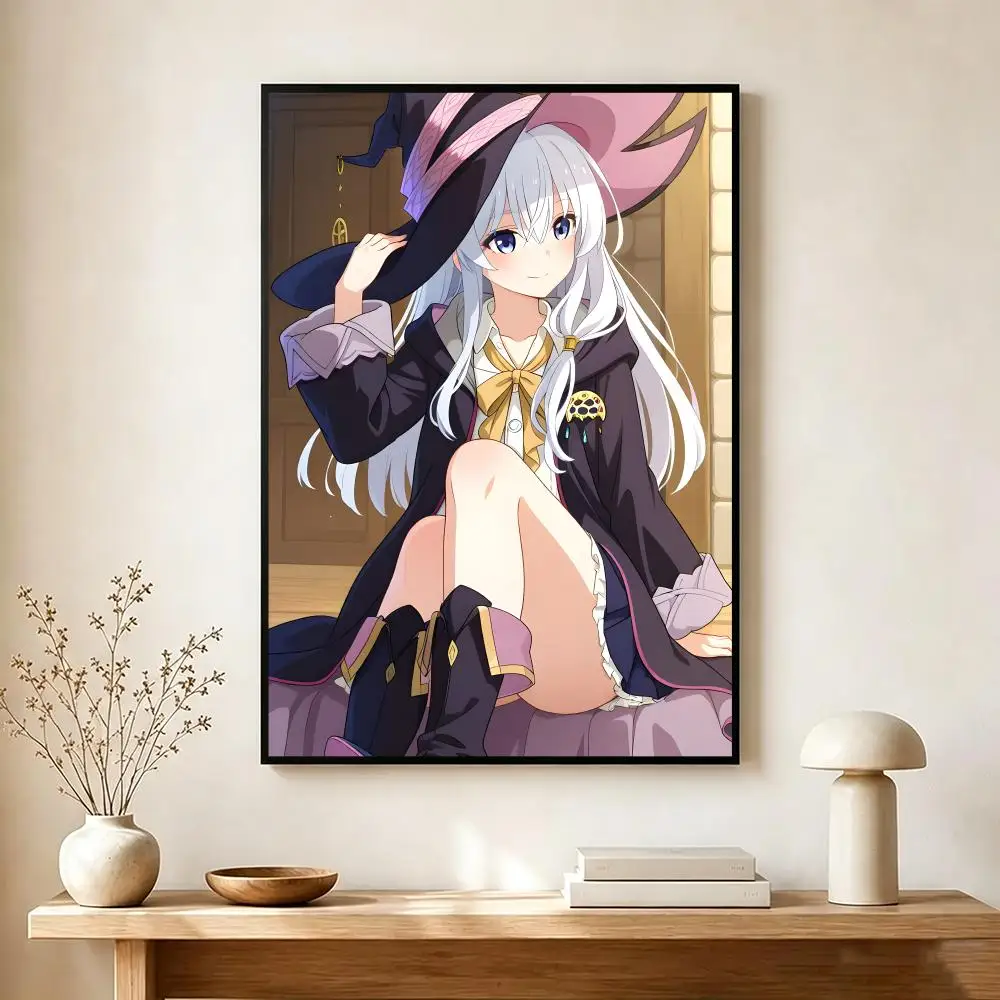 Witch Anime W-Wandering Witch The Journey of Elaina Poster Wall Art Print Decorative Mural Home Decor Gift Unframed