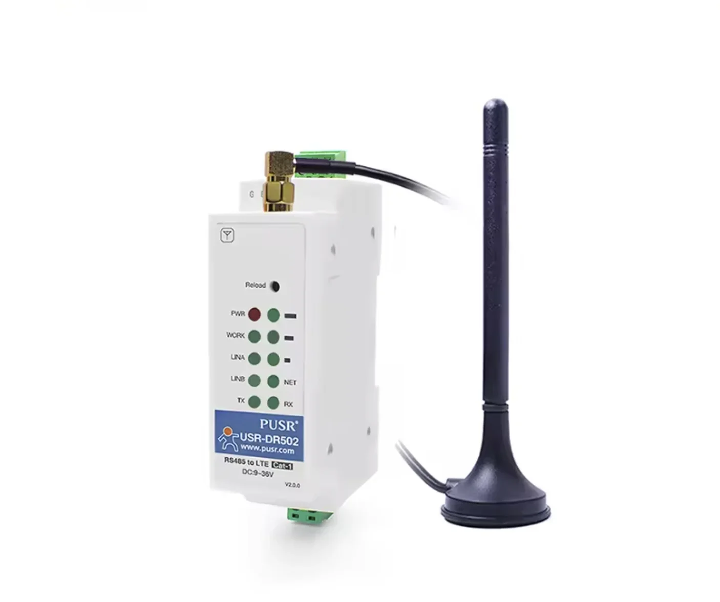 NF USR-DR502-E Europe Industrial HTTP MQTT/SSL GSM SMS 4G LTE Cat 1 Modem With Sim Card Slot Support IoT Platform