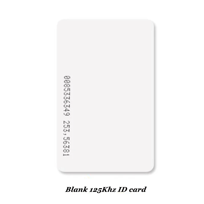 20pcs 125khz Lock key Card  ID Card Blank Card For Access Control Machine Electric Lock Video doorbell