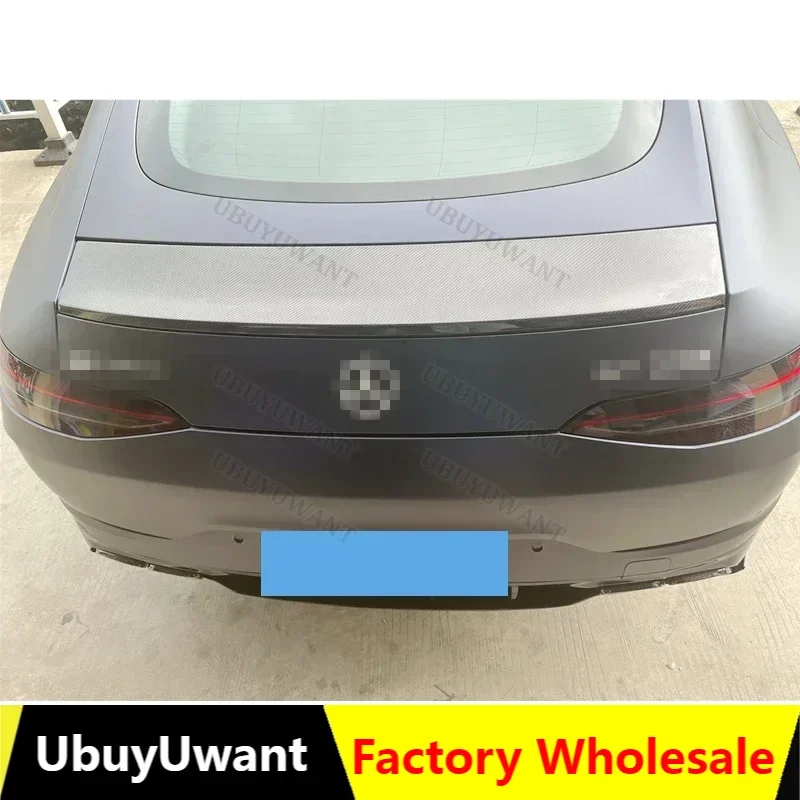 High Quality Carbon Fiber Rear Wing Trunk Lip Spoiler For Mercedes Benz GT（Only For 4 Doors）2019-2025 GT43 GT50 GT53