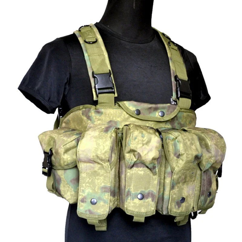 AK Combat Tactical Vest Male Hunting Ammo Chest Rig Multicam Military Assault Vest Molle Shooting Airsoft Accessories Equipment