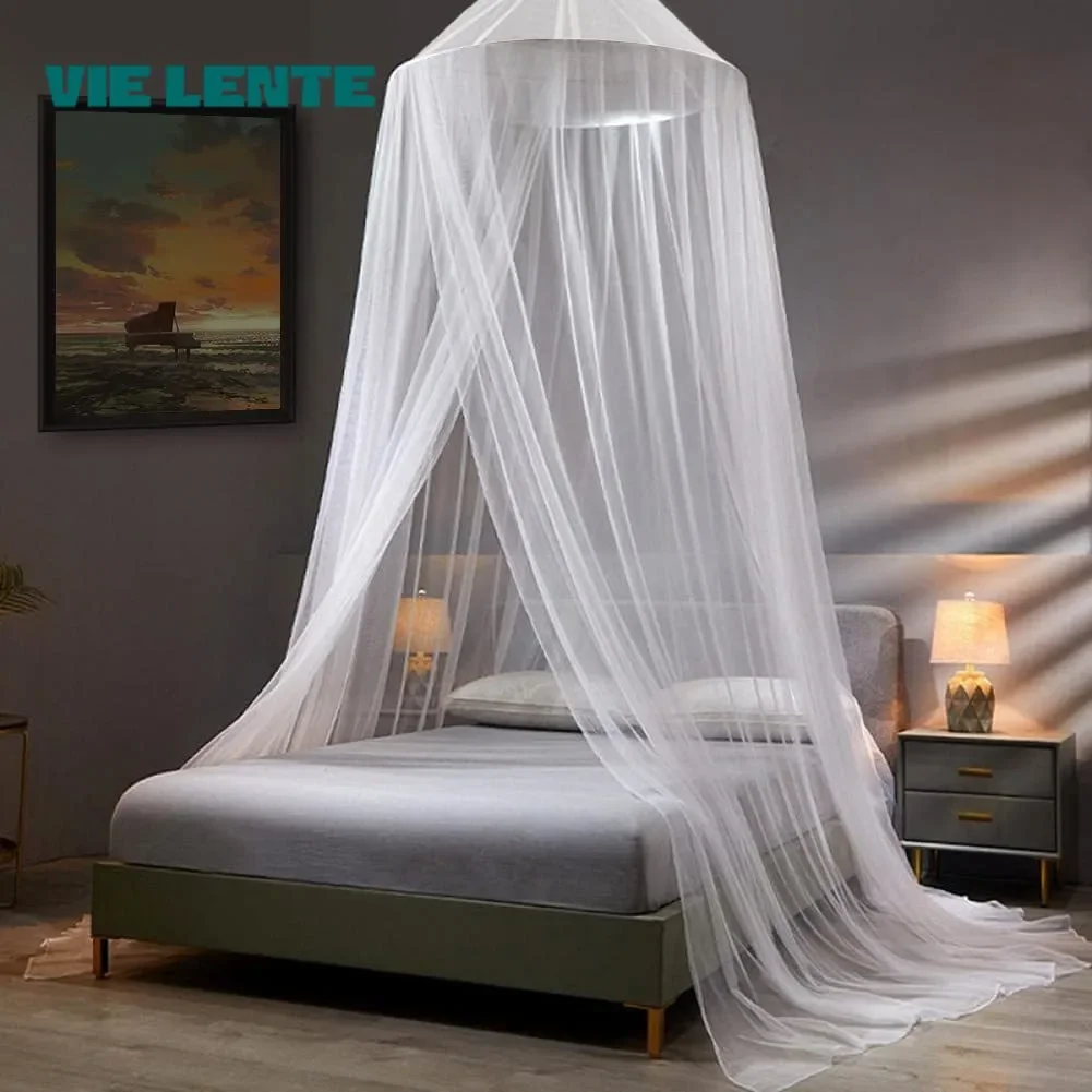 Sexy Canopy Bed Curtains Mosquito Net，Large Dome Hanging Bed Room Decoration，Home Bed Summer Prevent Insect Net Bed Curtain