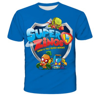 Kids Clothing Super Zings T-Shirts Kids Toddlers Anime Gaming Streetwear Short Sleeves Kids T-Shirts Superzings T-Shirts Tops