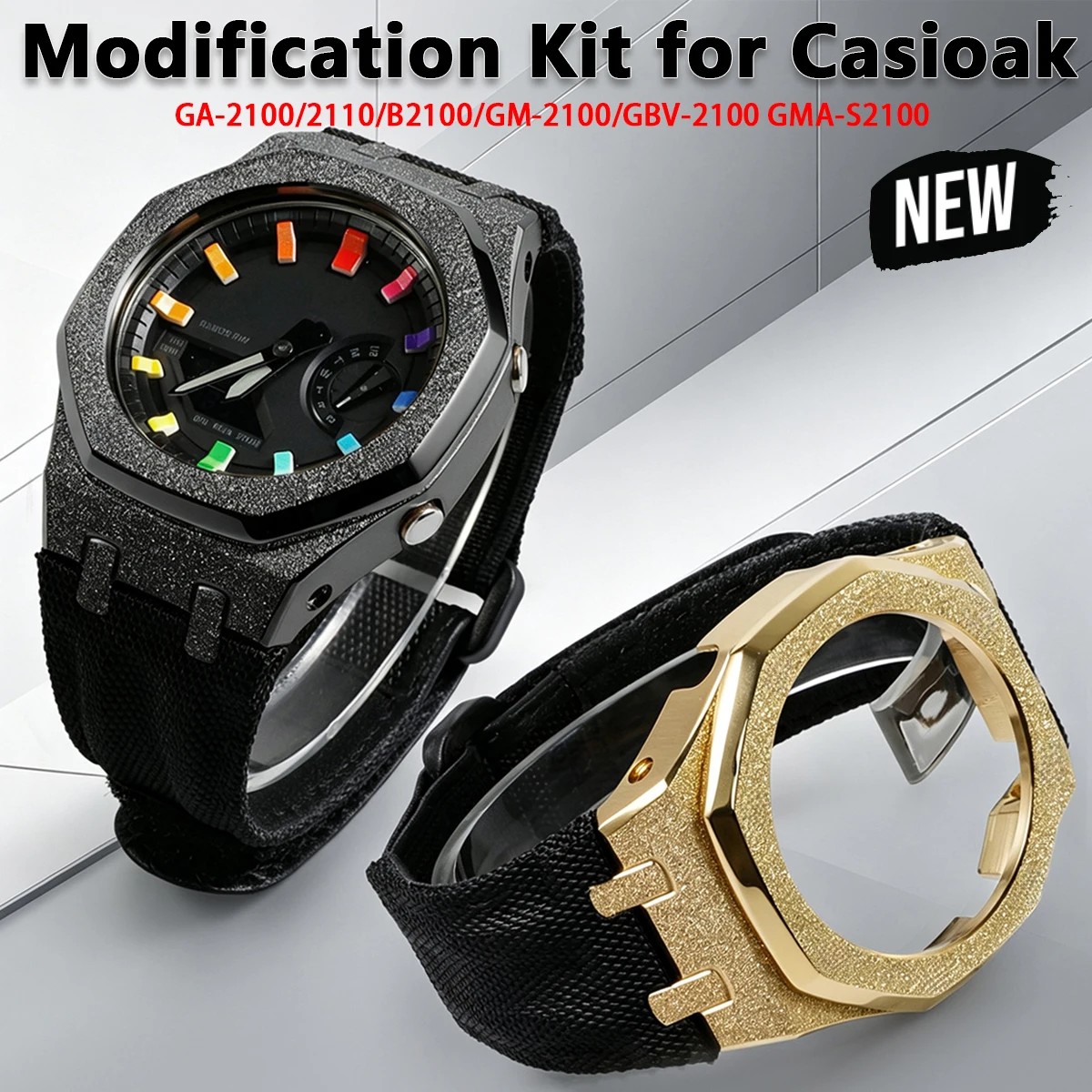 boitier-metallique-et-bracelet-en-nylon-pour-montre-casioak-ga-2100-2110-b2100-kit-de-modification-gm-2100-gbm-2100-gma-s2100-finition-givree-avec-lunette-a-vis