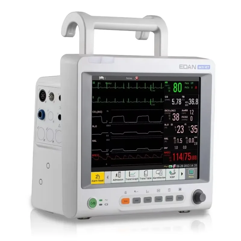 Famous Brand IM60/iM70 Veterinary Monitor Full Touch Screen 3/5 Lead ECG RESP NIBP SpO2 for Clinic