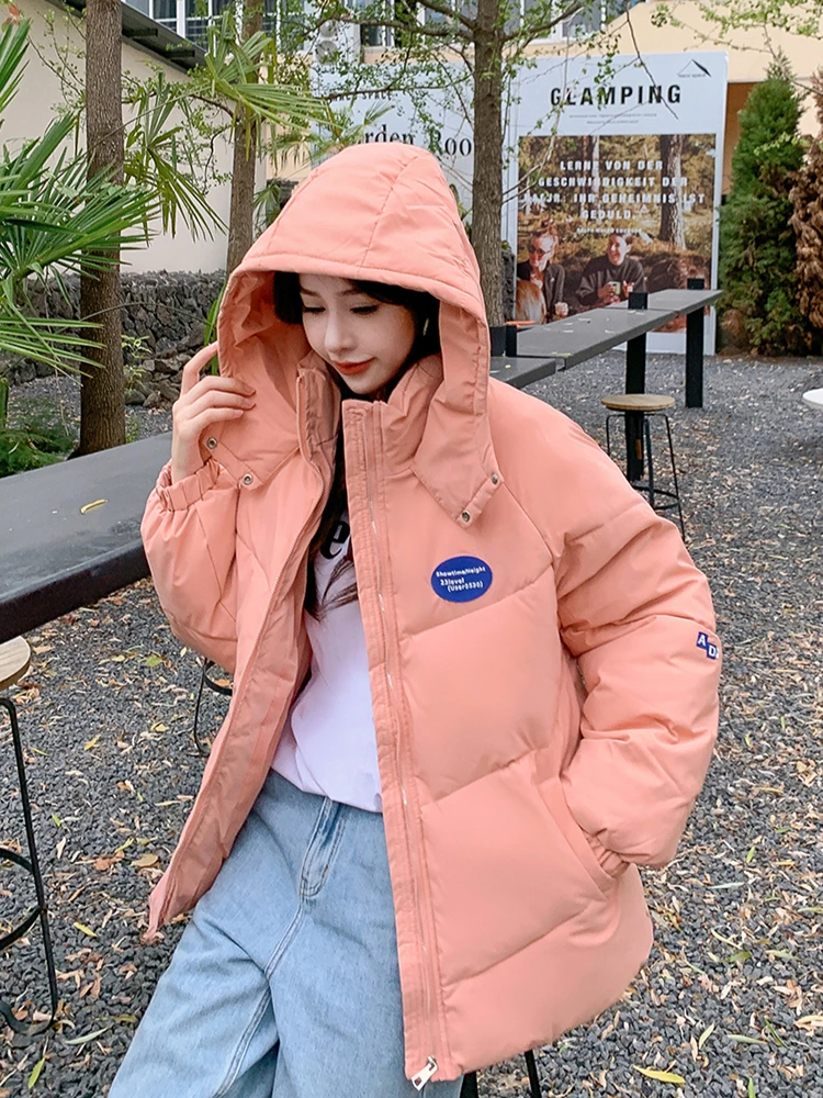 Thickening Parkas Women Hooded Autumn Winter Coldproof Design Baggy Coats Trendy All-match Aesthetic Temper Classic Ulzzang New