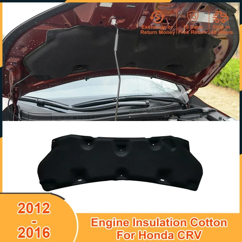 

2012-2016 Heat Sound Insulation Cotton Pad for Honda CRV CR-V 2012 2013 2014 2015 2016 Accessories Firewall Soundproof Cover