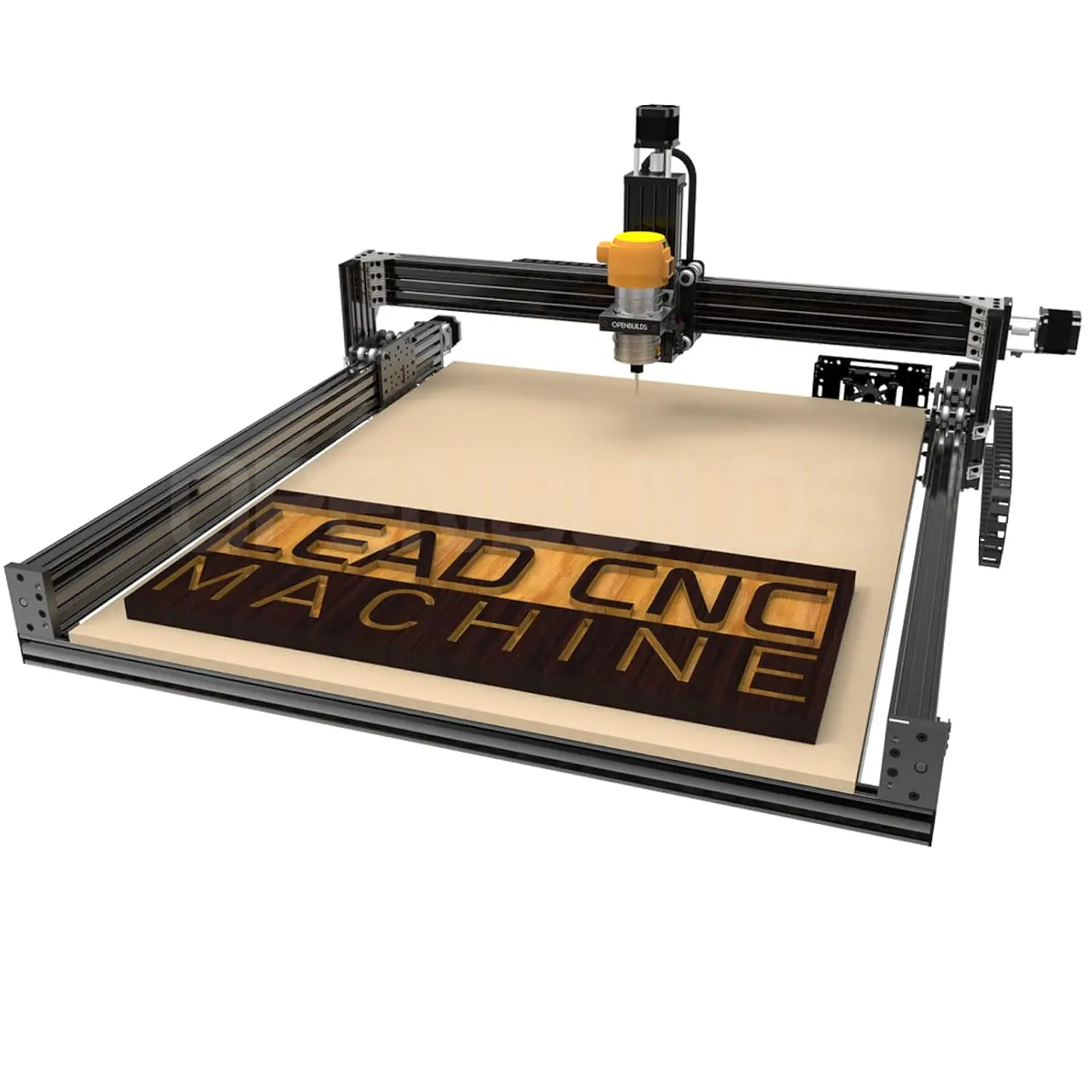 

Openbuilds LEAD CNC Router Machine Full Kit xPRO V5 GRBL 4-Axis High Precision Engraver for Wood Metal Acrylic Plastic Milling