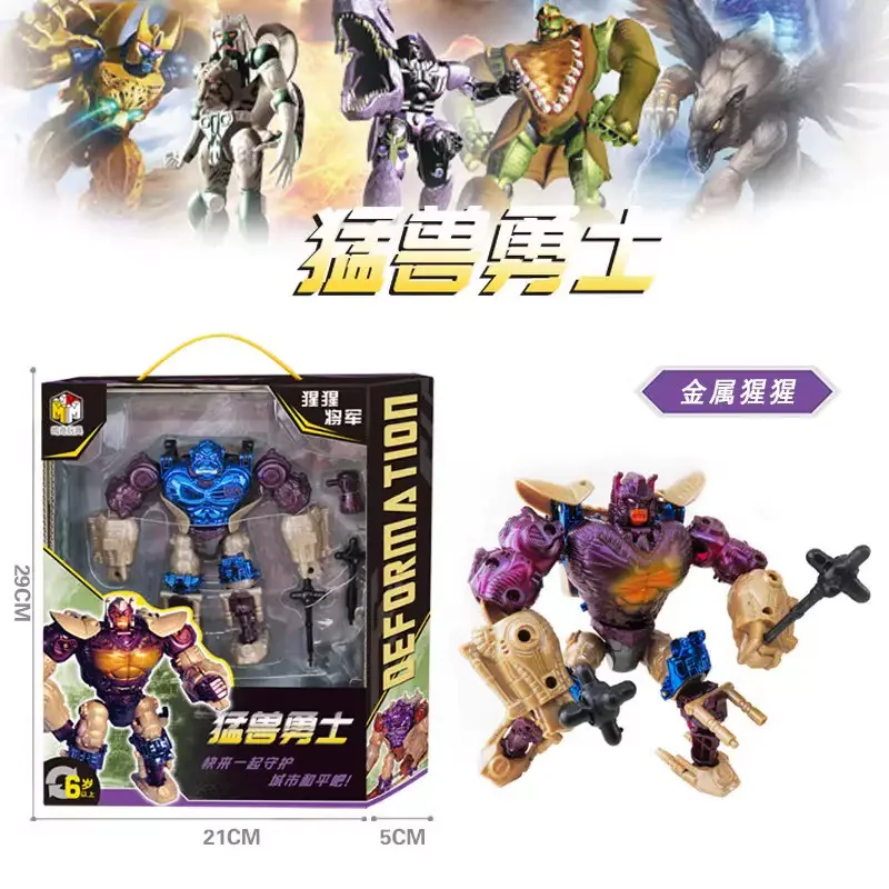 Beast Wars Verformungsroboter Optimus Primals Actionfigur Beast Machines Verformbare Tiere Tigatron Spider Rhino Modellspielzeug