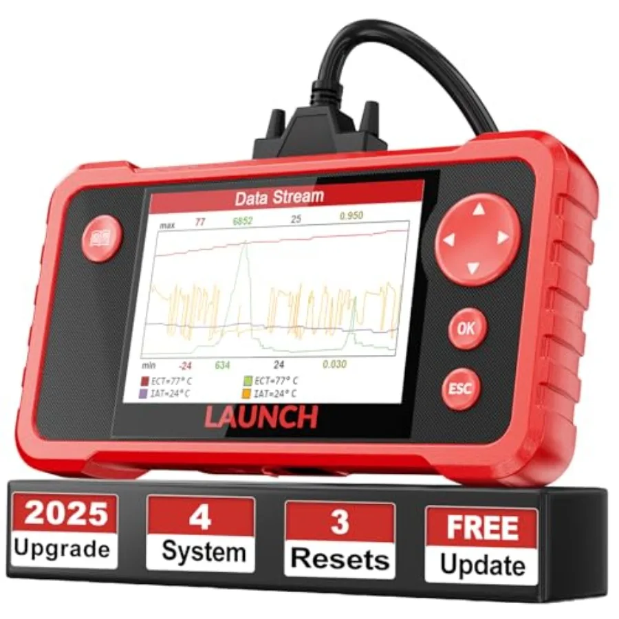 

CRP123 V2.0 OBD2 Scanner 2025 New Model Engine ABS SRS Transmission Diagnostic Scan Tool with SRS Airbag Code Reader for Oil S