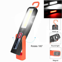 Powerful COB LED Work Light Flashlight Magnetic Handheld Worklight Outdoors Car Inspection Light For Camping Hiking Car Repair