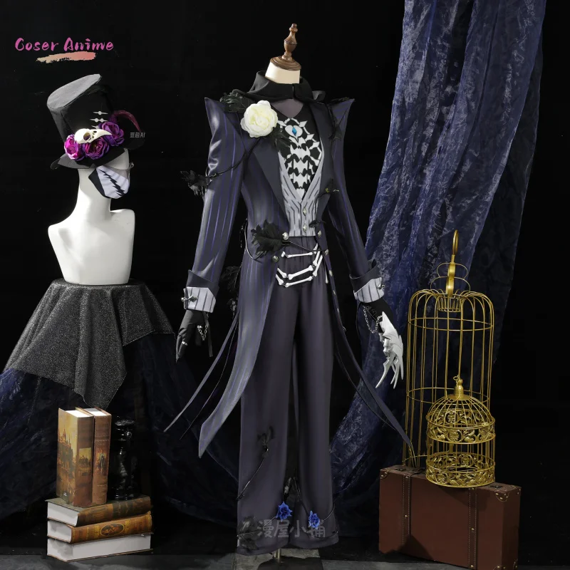 Identity V Jack คอสเพลย์เครื่องแต่งกาย Ripper ชุดฮาโลวีน Carnival Party คริสต์มาสเล่นบทบาทเสื้อผ้าเสื้อผ้าสําหรับสตรี