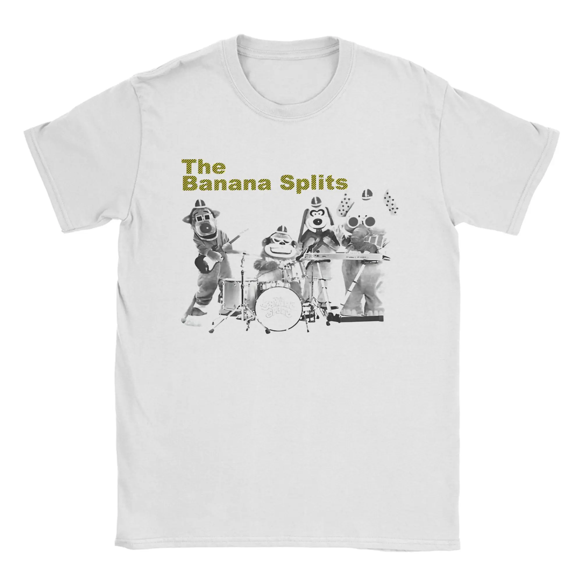 Hip Hop banana splits Tshirt Men's Round Neck Short Sleeve Clothing  100%Cotton Summer Tops